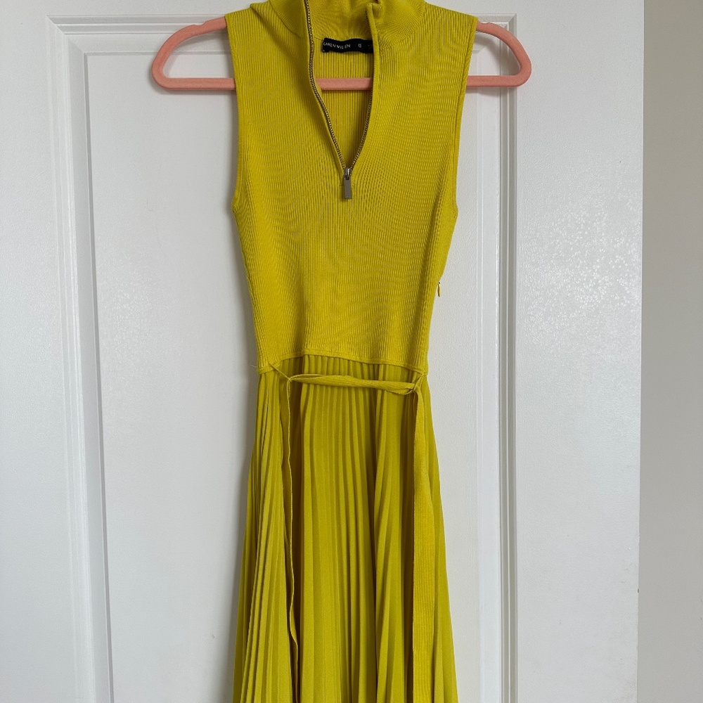 Karen Millen Mustard Color Maxi Dress